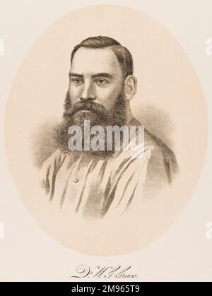 W.G. Grâce (1848 - 1915). Joueur de cricket anglais. A joué pour l'Angleterre lors des matchs de test contre l'Australie en 1880 et 1882 et a amassé 54 896 courses puissantes dans le cricket de première classe sur une carrière de 43 ans Banque D'Images