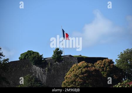 Fort Saint-Louis, situé à Fort-de-France, Martinique. Banque D'Images