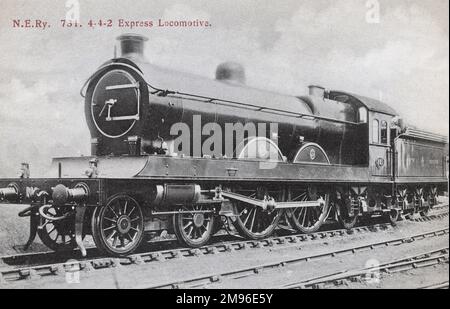 Locomotive no 731 4-4-2 express Banque D'Images