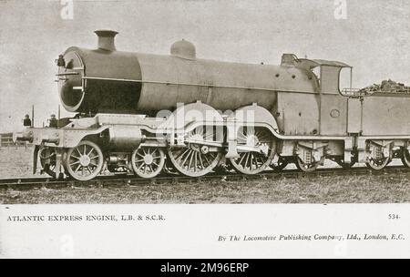 Locomotive no 30 Atlantic express Banque D'Images