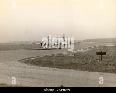 Gloster Meteor F1, EE223. Banque D'Images