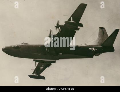 Convair XP5Y-1 bateau volant pendant son vol inaugural le 17 mai 1950. Banque D'Images