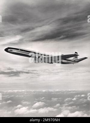 Le premier de Havilland DH106 Comet 4B, G-APMA Sir Edmund Halley, de BEA. Banque D'Images