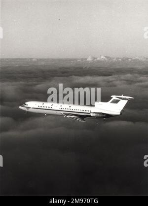 De Havilland/Hawker Siddeley DH/HS121 Trident 2E-102, G-AZFT, avant livraison en Chine. Banque D'Images