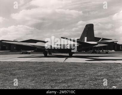 English Electric Canberra B2, WD943, utilisé pour le développement de Rolls-Royce Avon. Banque D'Images