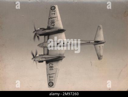 Le prototype de Havilland Sea Hornet PR22, TT187, a été converti à partir de l'une des premières productions de Sea Hornets. Banque D'Images