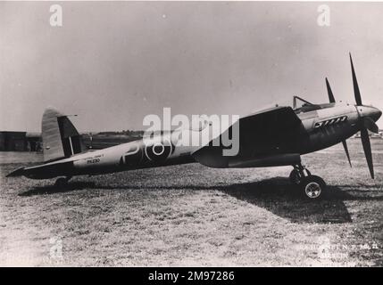 Le premier prototype de Havilland Sea Hornet NF21, PX230, est un RAF Hornet F1 converti. Banque D'Images