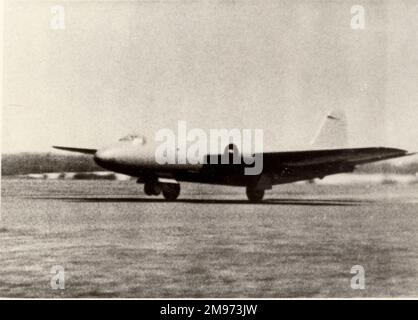 Le premier vol inaugural du premier English Electric Canberra, VN799, le 13 mai 1949. Banque D'Images