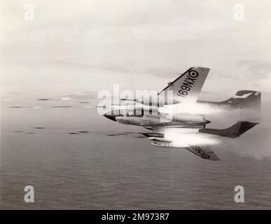 De Havilland Sea Vixen FAW2, XN691, du 899 Squadron. Banque D'Images