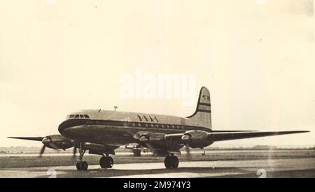 Handley page HP81 Hermes IV, G-ALDT, Hestia, dans les marques BOAC. Banque D'Images