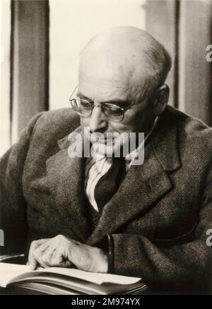 Sir Bennett Melvill Jones, CBE AFC FRS (1887-1975) - Francis Mond Professeur de génie aéronautique à l'Université de Cambridge de 1919 à 1952. Il a démontré l'importance de la rationalisation dans la conception des aéronefs. Banque D'Images