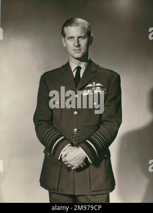 HRH le prince Philip, duc d'Édimbourg, KG, HonFRAeS, Raes Président honoraire 1966, dans l'uniforme du maréchal de la Royal Air Force. Banque D'Images