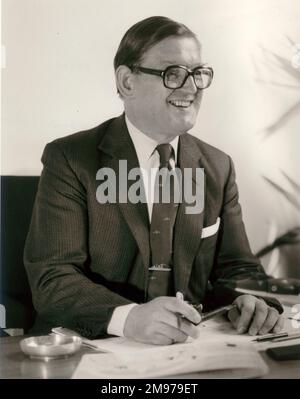 Dr John William Fozard, OBE, Feng, FRAeS, 1928-1996, Président de Raes 1986-1987. Banque D'Images