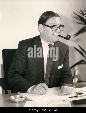 Dr John William Fozard, OBE, Feng, FRAeS, 1928-1996, Président de Raes 1986-1987. Banque D'Images