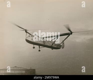 Cierva W11 Air Horse, VZ-724. Aéroport de Southampton, 8 décembre 1948. Banque D'Images