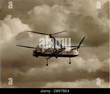 Cierva W11 Air Horse, VZ-724, répétition pour une exposition au salon SBAC 1949 à Farnborough. Banque D'Images