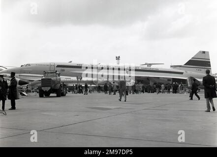 Aérospatiale - bac Concorde F-WTSS prototype français au salon de l'Air de Paris, le Bourget en mai 1971 Banque D'Images