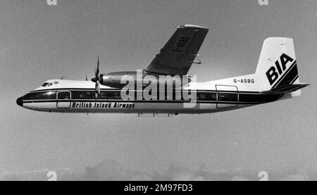 Handley page Dart Herald-British Island. Banque D'Images