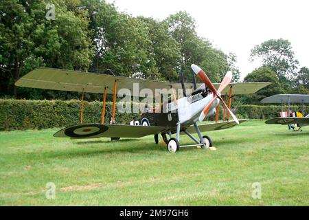 Royal Aircraft Factory RE 8 avec Snipe - photo de Hugh W. Cowin - ancien gardien. Banque D'Images