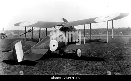 Sopwith 7F Snipe, un chasseur monoplace, s'est lancé pour la première fois à l'automne 1917, et la production a commencé à l'été 1918. Voici le quatrième des six prototypes Snipe, numéro de série B 9965. Banque D'Images