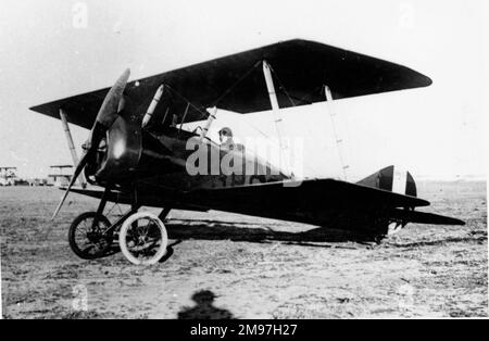 Thomas Morse S-4C combattant monoplace (américain). La conception du S-4 a débuté à l'automne 1916, le premier vol a été effectué au printemps 1917, l'évaluation en juin 1917 et les livraisons ont commencé en novembre 1917. Le S-4C était la version dominante. Voici un S-4C de l'armée américaine, numéro de série 38635, au Rockwell Field de San Diego à la fin de 1918. Banque D'Images