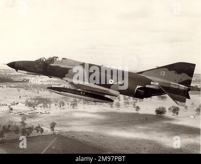 McDonnell Douglas F-4E Phantom, 97213, de la Royal Australian Air Force. c.1971. Banque D'Images