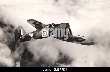 Hawker Typhoon, R7700. Banque D'Images