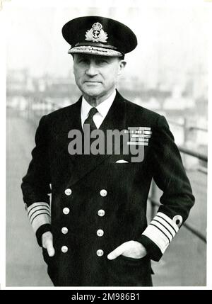 Amiral Sir Bertram, commandant naval allié, domicile Ramsey (1883-1945), officier de marine britannique. Banque D'Images