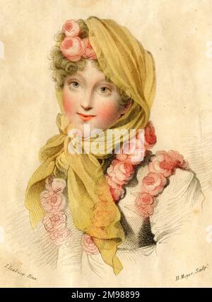 Marie Louise, duchesse de Parme, impératrice de France de 1810 à 1814 comme deuxième épouse de Napoléon (1791-1847). Banque D'Images