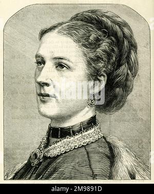 Princesse Alexandra du Danemark (1844-1925), princesse de Galles, plus tard reine Alexandra comme consort du roi Édouard VII Banque D'Images