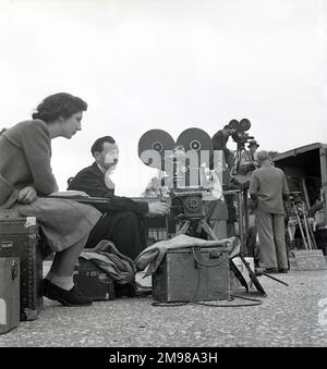 Georges Perinal (1897-1965), célèbre cinéaste français, travaille derrière la caméra sur place pour le premier des rares. Ses autres films incluent Bonjour Tristesse, et la vie et la mort du colonel Blimp. Banque D'Images