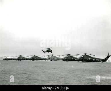 Pré-production et production d'hélicoptères Westland Wessex à Yeovil en 1960. Banque D'Images