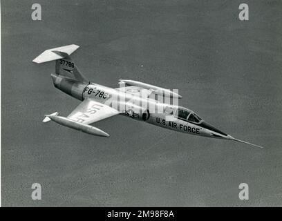 Le premier prototype Lockheed XF-104-LO Starfighter, 53-7786. Banque D'Images