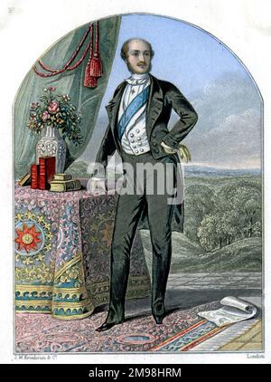 Prince Albert de Saxe-Coburg et Gotha (1819-1861), époux et consort de la reine Victoria. Banque D'Images