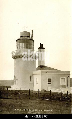 Le vieux phare, Beachy Head, East Sussex. Banque D'Images