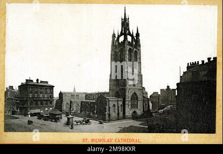 Newcastle upon Tyne - Cathédrale St Nicholas. Banque D'Images