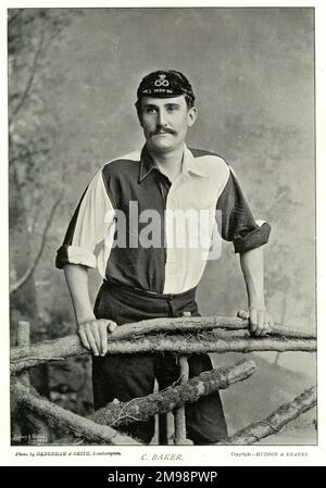 Charles Baker, Rangers, Wolverhampton Wanderers, Stoke City et Southampton FC football. Banque D'Images