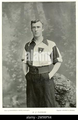 E J Taylor, footballeur Southampton FC. Banque D'Images