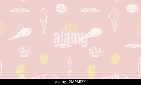 Animaux sous-marins à motif vectoriel sans couture Illustration de Vecteur