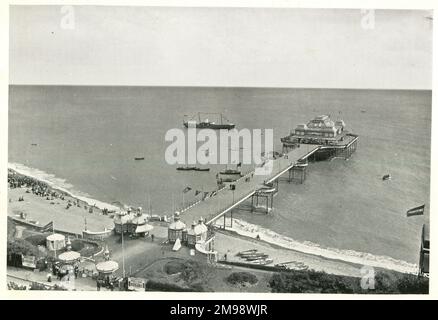 The Pier, Folkestone, Kent. Banque D'Images