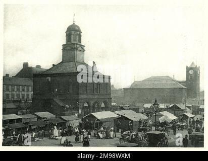 Market place, South Shields, Tyne et Wear. Banque D'Images