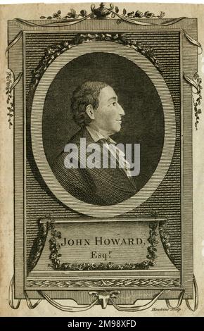 John Howard, philanthrope et réformateur social (1726-1790). Banque D'Images