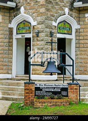 Mt. Église baptiste missionnaire d'olive à High Springs, Floride. Banque D'Images