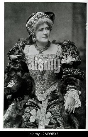 Ellen Terry comme Katherine d'Aragon dans Henry VIII de Shakespeare Banque D'Images