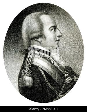 L'empereur François (II et I) d'Autriche, et plus tard le Saint empereur romain (1768-1835). Vu ici dans l'uniforme du maréchal. Banque D'Images