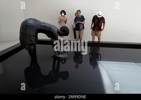 Exposition d'art de Simone Leigh au pavillon de l'art de la Biennale à Venise Banque D'Images