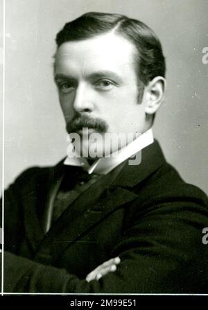 David Lloyd George (1863-1945), politicien libéral britannique, vu ici au moment de l'élection générale de 1900. Banque D'Images