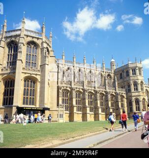 St. George's Chapel - Château de Windsor, Berkshire. Banque D'Images