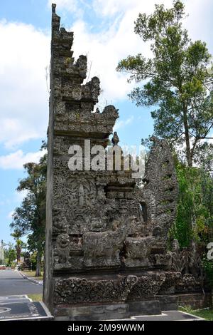 entrée, jardin botanique de Bali, Bedugul, Bali, Indonésie, Asie Banque D'Images