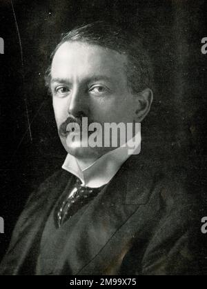 David Lloyd George, chancelier de l'Échiquier, Parti libéral. Banque D'Images